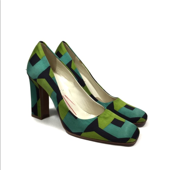 Prada Shoes - Prada Vintage Women’s Silk Fabric Heels
